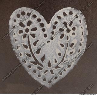 Photo Texture of Ornament Heart 0001